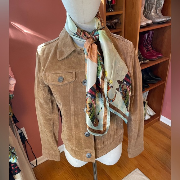 BCBG Suede Fringe Jacket - Picture 6 of 11